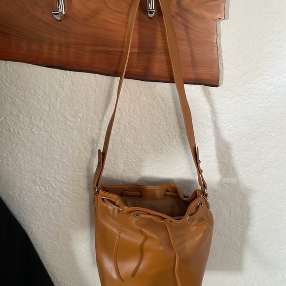 Cooperative Brown/Tan Over Shoulder Purse - Picture 2 of 3